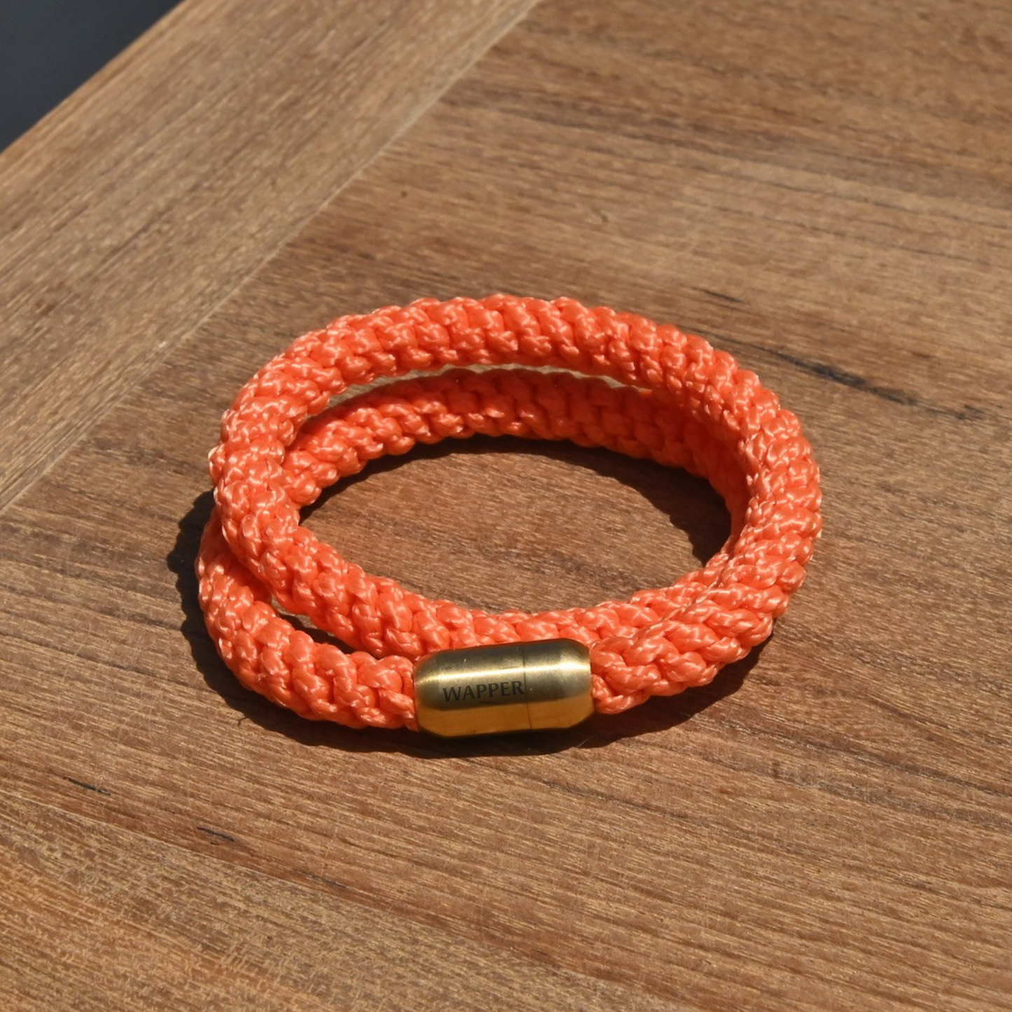 Double Wrap Bracelet – Sunset Orange