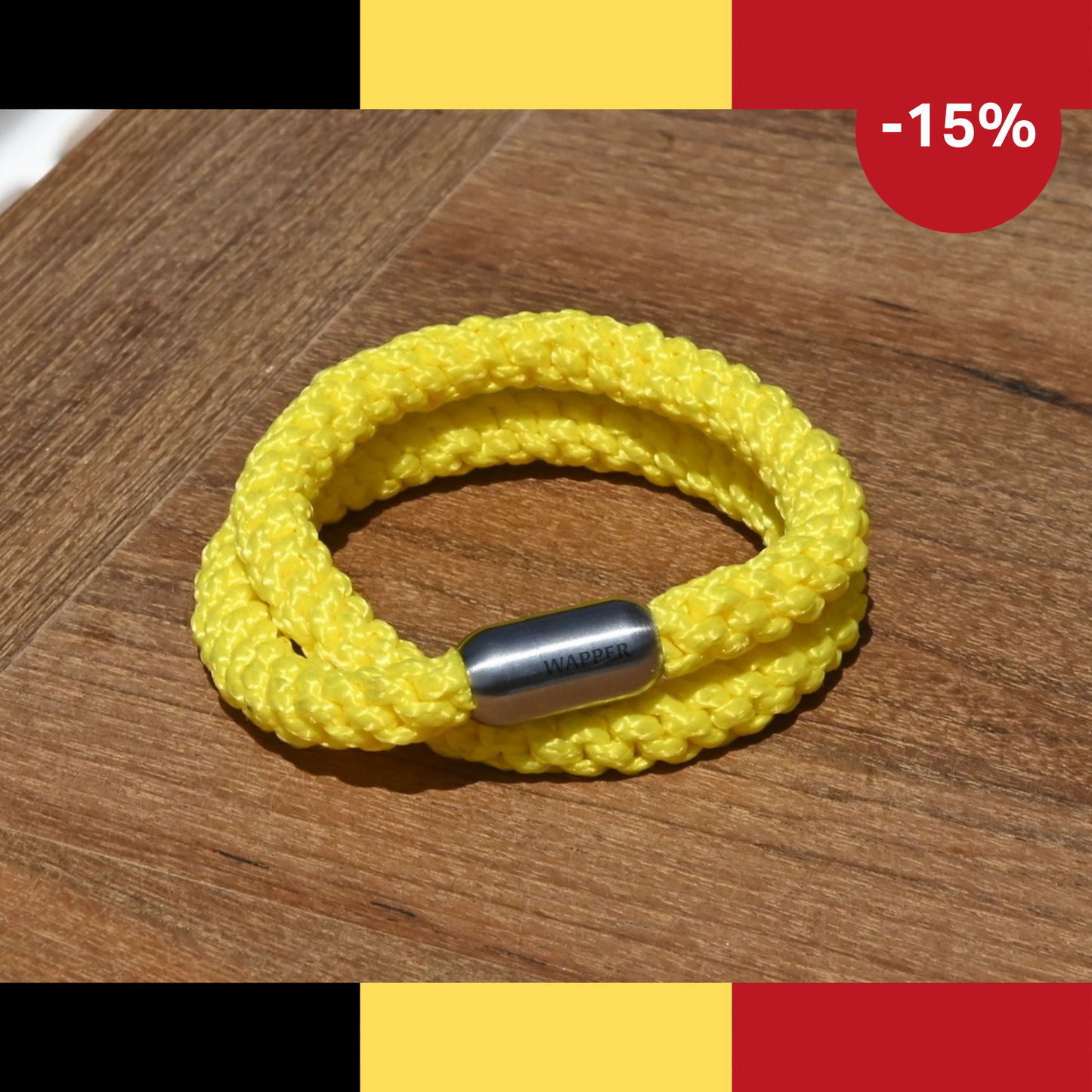 Double Wrap Bracelet - Lighthouse Yellow