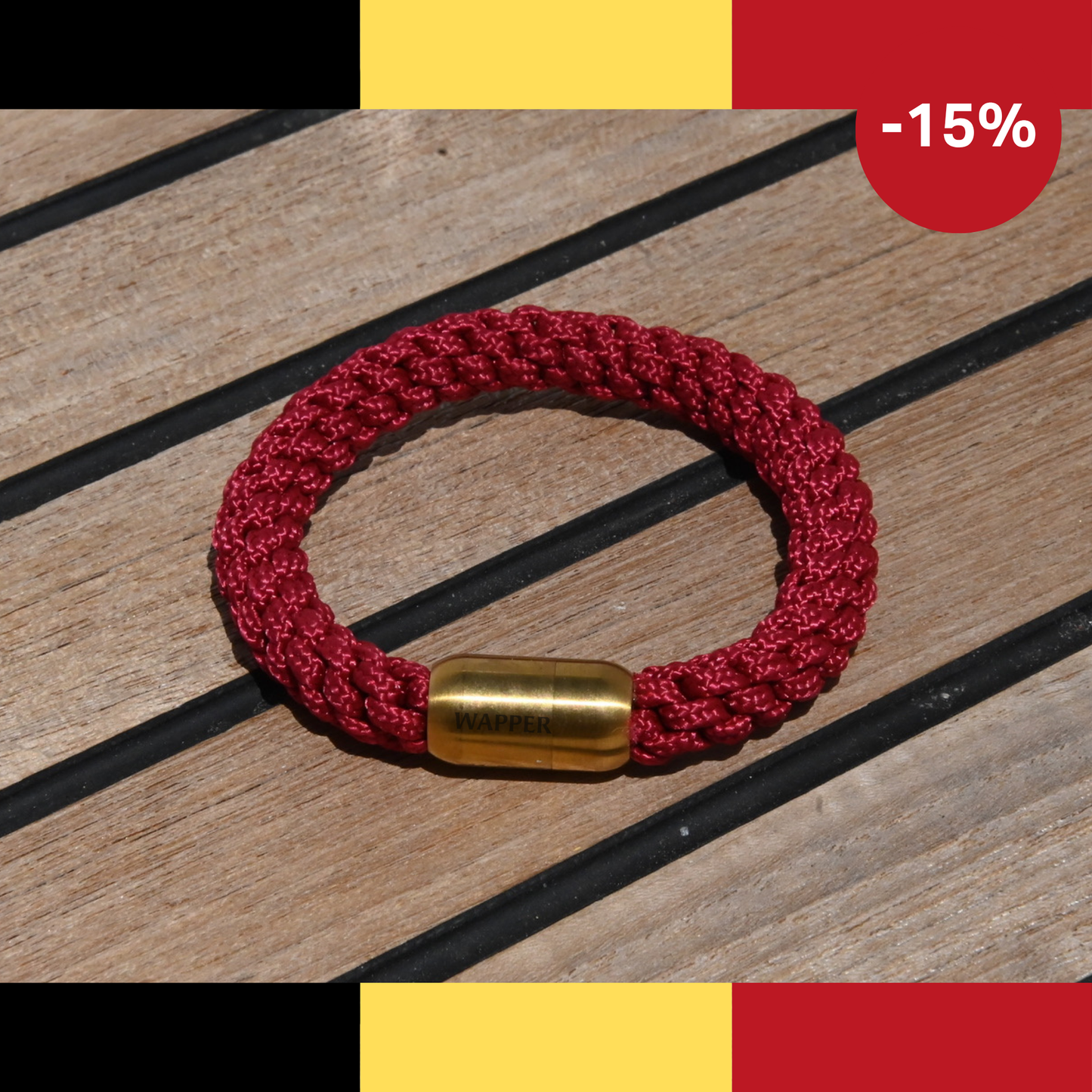 Mag-Link Bracelet – Ruby Red