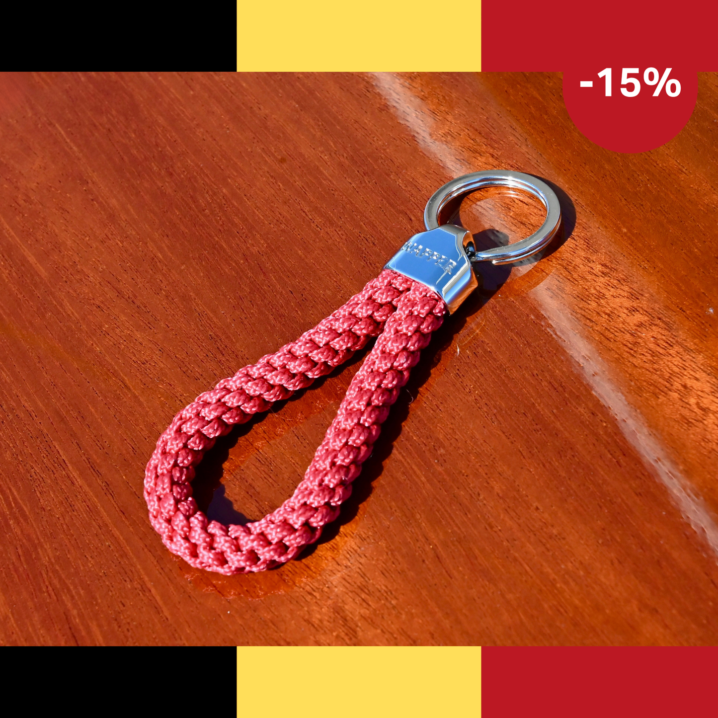 Wapper Keychain - Ruby Red